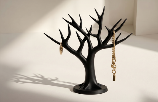 Minimalist aesthetic jewelry tree