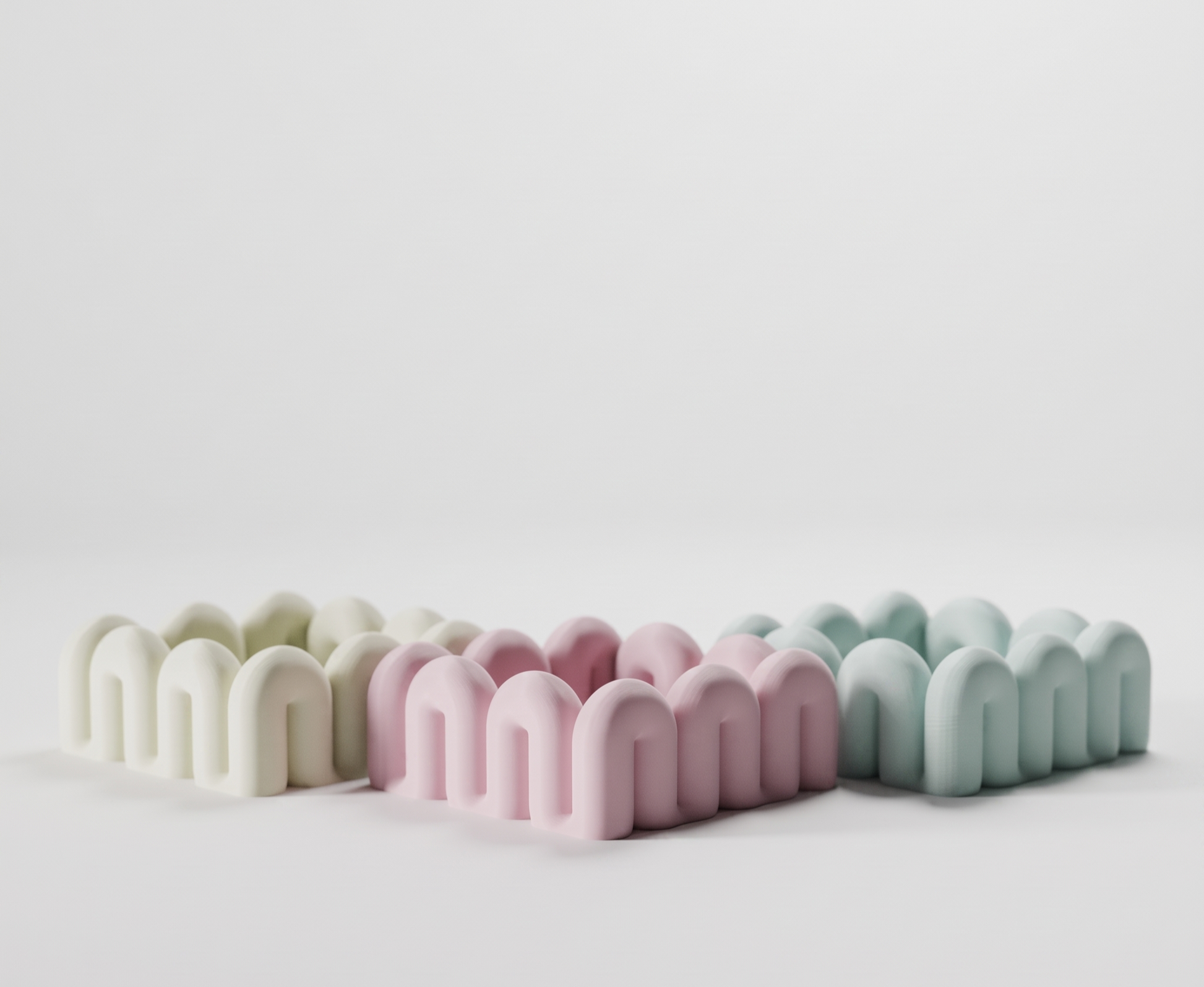 Minimalist aesthetic storage tray for desk or vanity